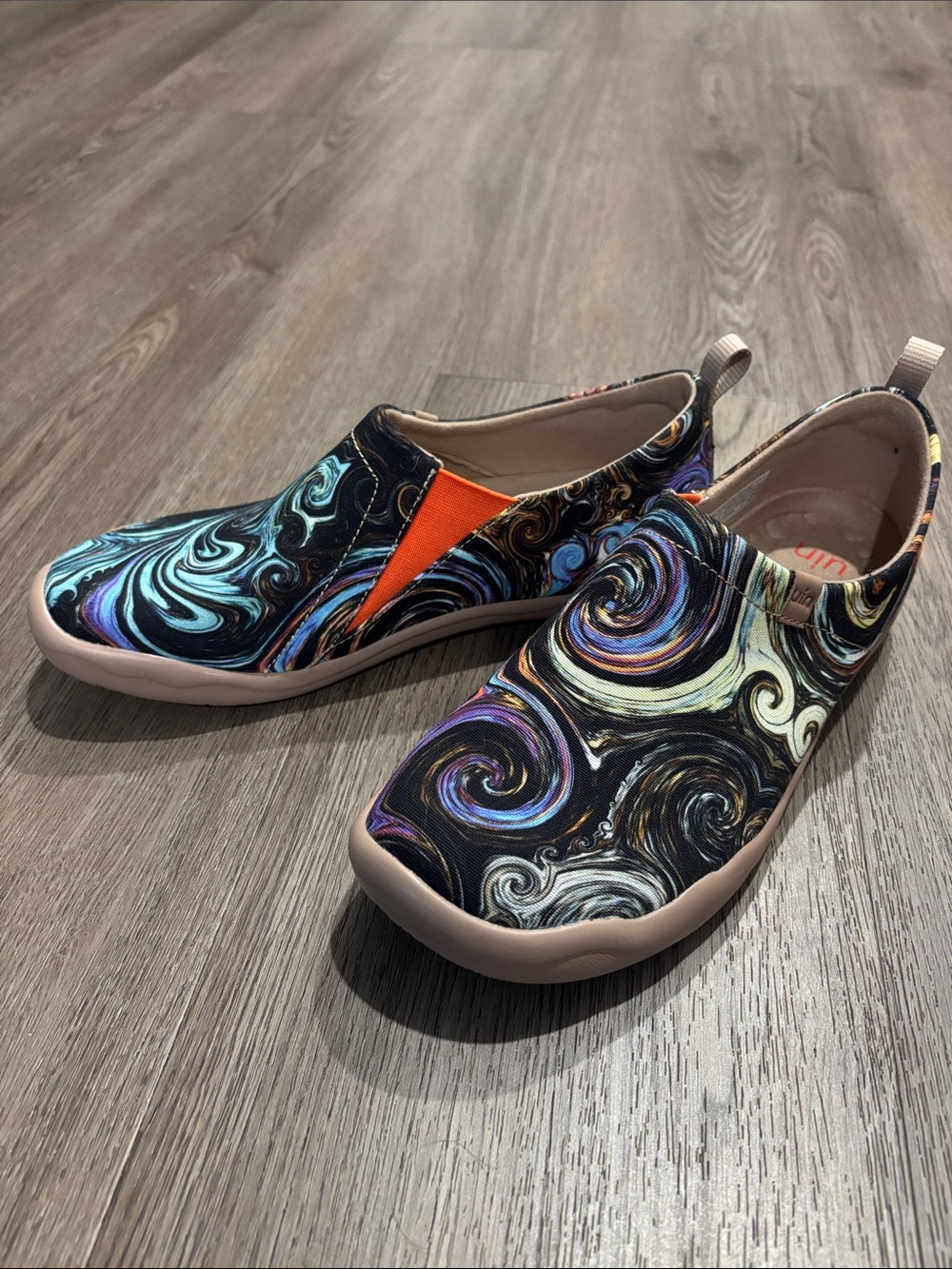 🎨 UIN Toledo “Starry Night" Canvas Slip-On Shoes 🎨 NWOB